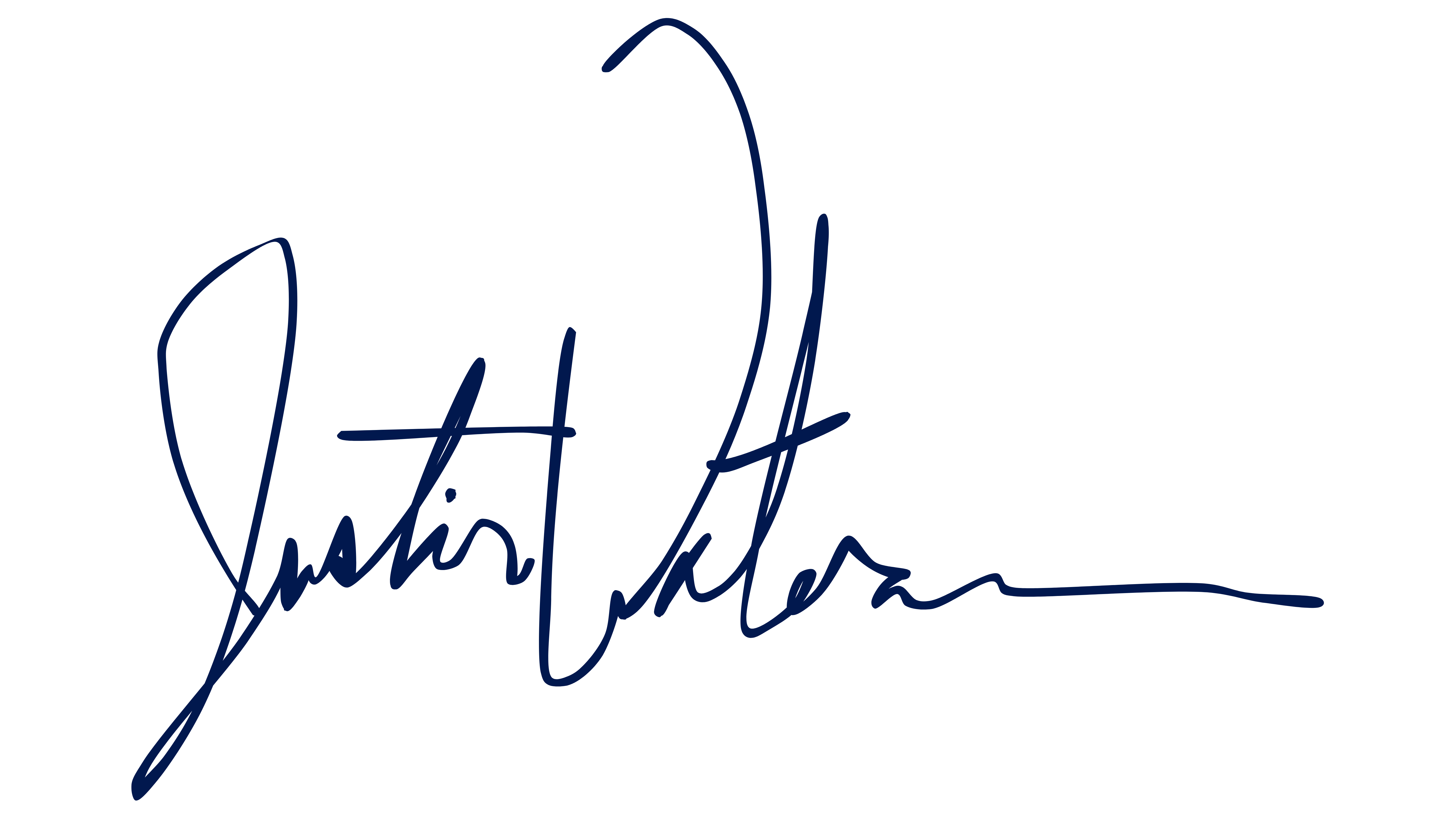 Justin J. Waterman signature